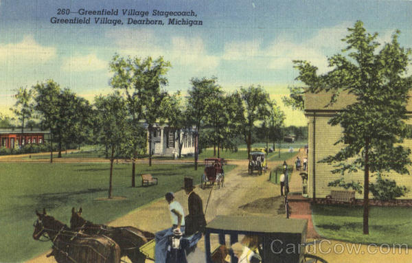 Greenfield Village Stagecoach, Greenfield Village Dearborn Michigan