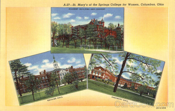 St. Mary's Of The Springs College For Women Columbus Ohio