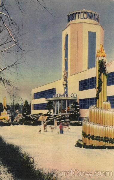 Christmas At The Calart Building Providence Rhode Island