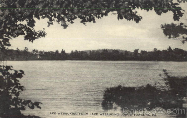 Lake Wesauking From Lake Wesauking Lodge Towanda Pennsylvania
