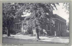 Post Office London, OH Postcard Postcard