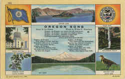 Oregon Song Scenic, OR Postcard Postcard
