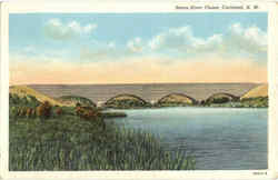 Pecos River Flume Postcard