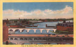 View Of The Genesee River Postcard