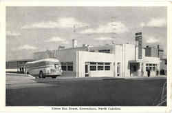 Union Bus Depot Greensboro, NC Postcard Postcard