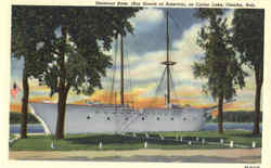 Seascout Base On Carter Lake Postcard