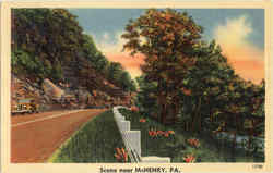Scene Near Machinery Postcard