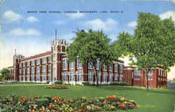 South High School Looking Southwest Postcard
