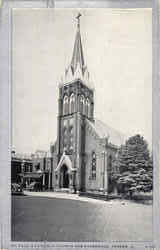 St. Paul's Catholic Church And Parsonage Athens, OH Postcard Postcard