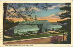 Eden Park Conservatory Postcard