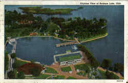 Air Plane View Of Buckeye Lake Ohio Postcard Postcard