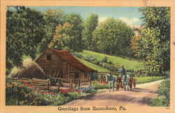 Greetings From Barnesboro Postcard