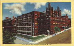 Mercy Hospital Near Downtown Postcard