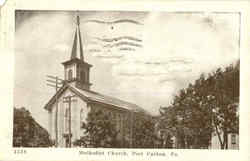 Methodist Church Port Carbon, PA Postcard Postcard