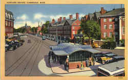 Harvard Square Postcard