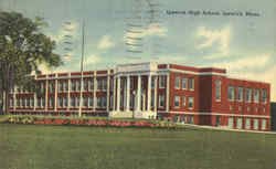 Ipswich High School Massachusetts Postcard Postcard