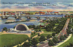 Storrow Memorial Embankment Postcard