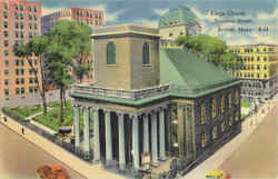 Kings Chapel, Tremont Street Postcard