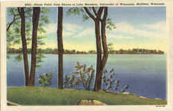 Picnic Point, University of Wisconsin Postcard