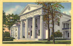 State War Memorial Building Postcard