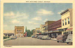 West Arch Street Searcy, AR Postcard Postcard