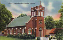 Catholic Church Camden, AR Postcard Postcard