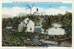 Hale Bath House And Hotel, Hot Springs National Park Arkansas Postcard Postcard