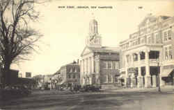 Main Street From Park Place Lebanon, NH Postcard Postcard