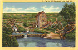 The Old Mill, Lakewood Little Rock, AR Postcard Postcard