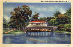 Boat House, Prospect Park Brooklyn, NY Postcard Postcard