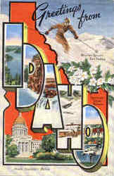 Greetings From Idaho Postcard Postcard