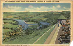 Overlooking French Azilum, Route 6 Scenic, PA Postcard Postcard