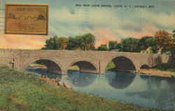 New Leeds Bridge New York Postcard Postcard