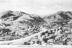 Bird's Eye View Of Idaho Springs Postcard