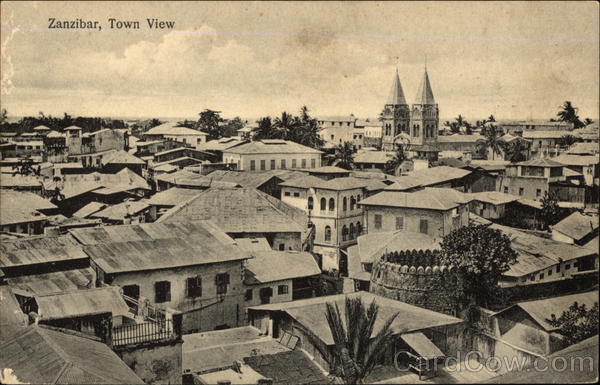 Zanzibar, Town View Tanzania Africa