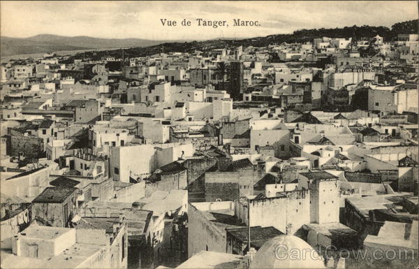 View of City Tangiers Morocco Africa
