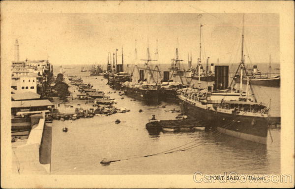 The Port Port Said Egypt Africa