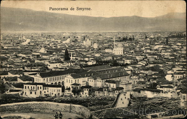 Panorama of Smyrne, Anatolia  Turkey Greece, Turkey, Balkan States