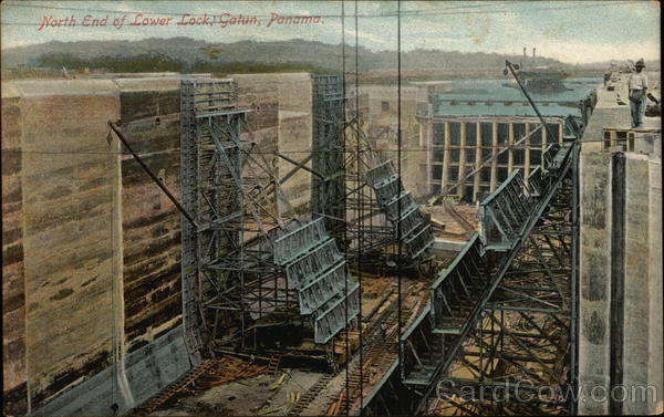 North End of Lower Locks Gatun Panama