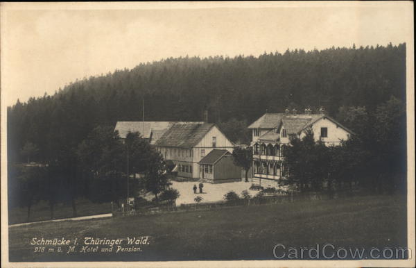 Schmücke i. Thüringer Wald, 915 m. u. M. Hotel und Pension Germany