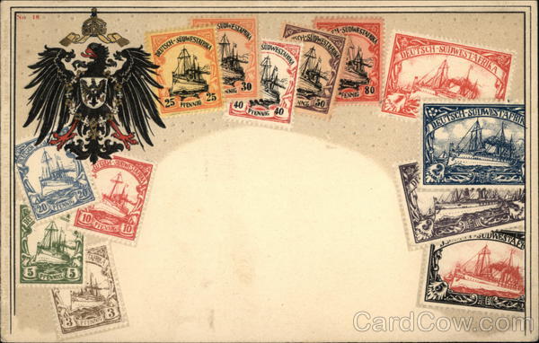Deutsch-Sudwestafrika - Stamp Assortment and Seal Germany