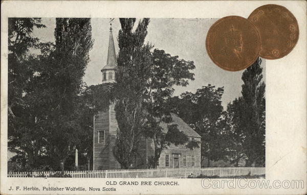 Old Grand-Pré Church Canada J. F. Herbin Misc. Canada