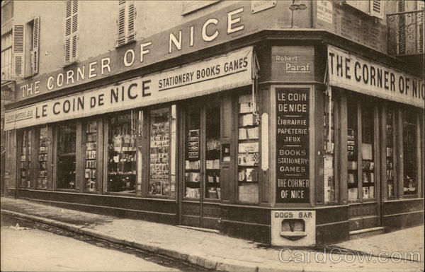The Corner of Nice - Robert Paraf Bookstore France