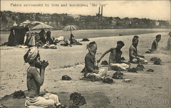 Pakirs - Suirrounded by Fire and Worshipping The SUN