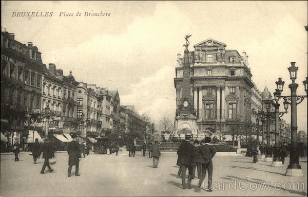 Bruxelles: Place De Brouchère Brussels Belgium