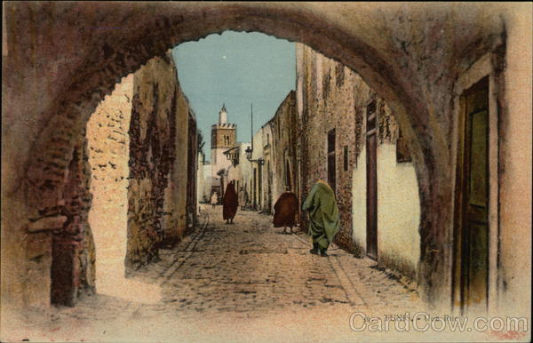 Tunis - Une Rue Tunisia Africa
