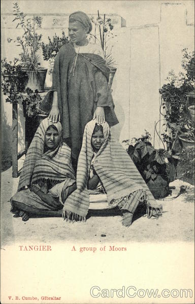 A Group of Moors Tangier Morocco Africa