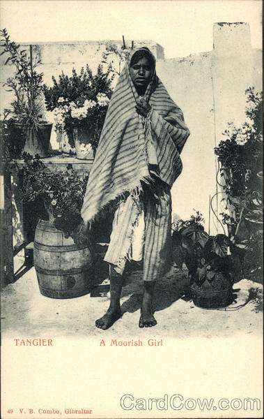 A Moorish Girl Tangiers Morocco Africa