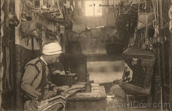 Boutique de Sellier Tunis Tunisia Arab