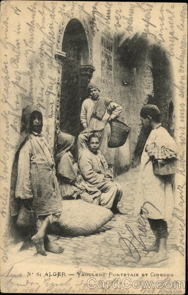 Yaouleds Portefaix et Cireurs Algeria Africa